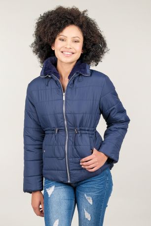 Quilted Drawstring Jacket
